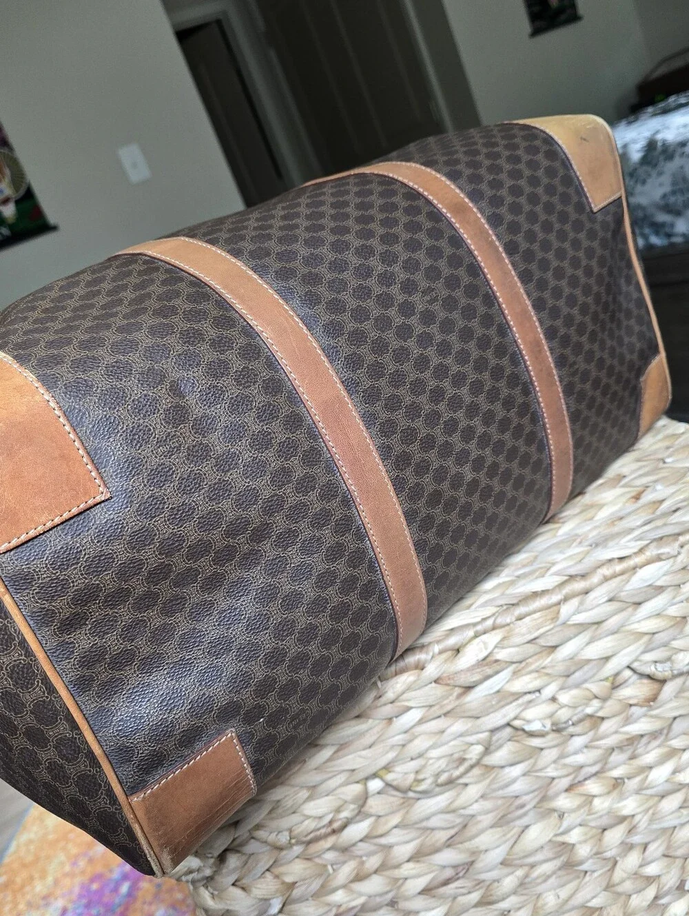 Authentic Celine Macadam Vintage Travel Bag